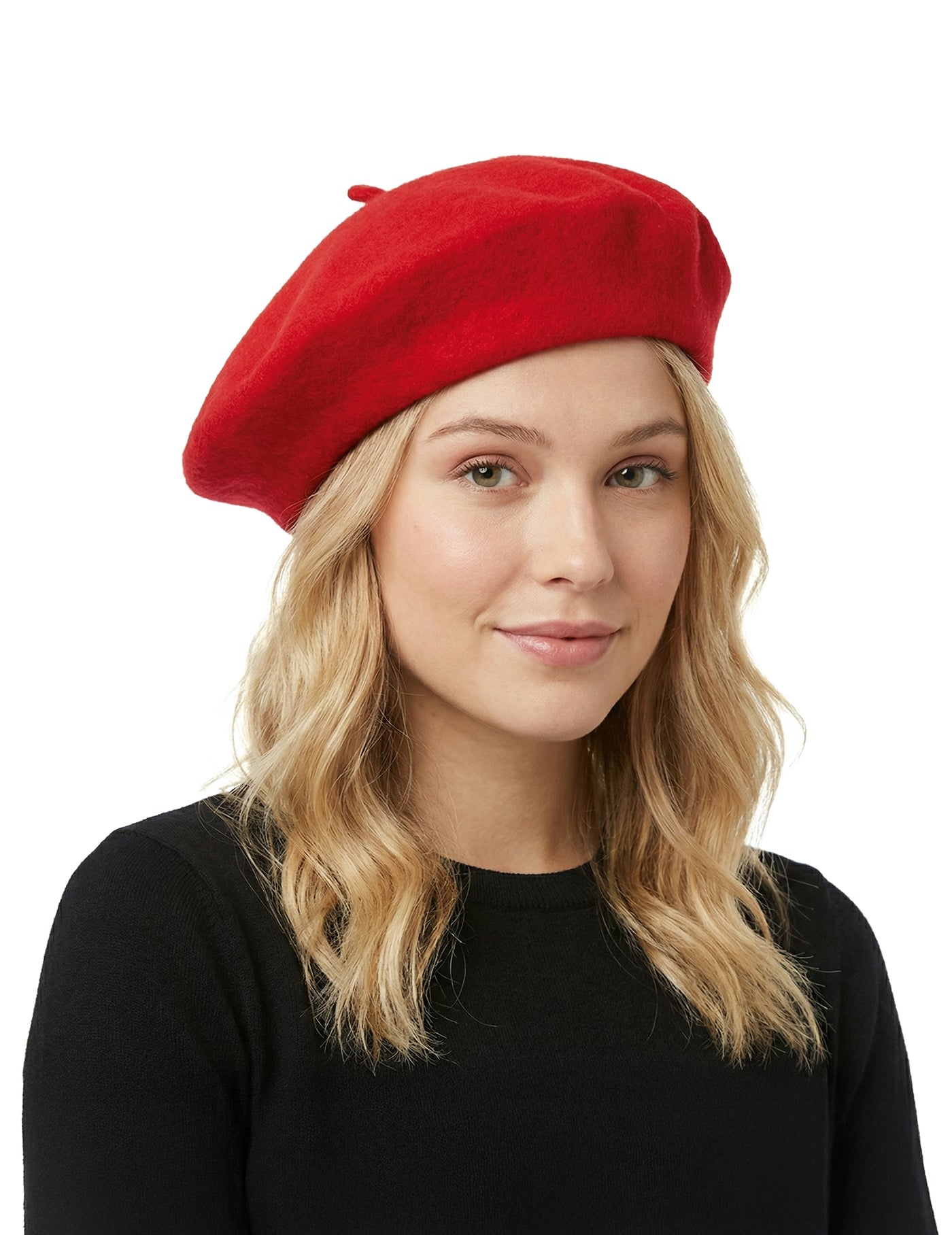 Béret basque rouge adulte