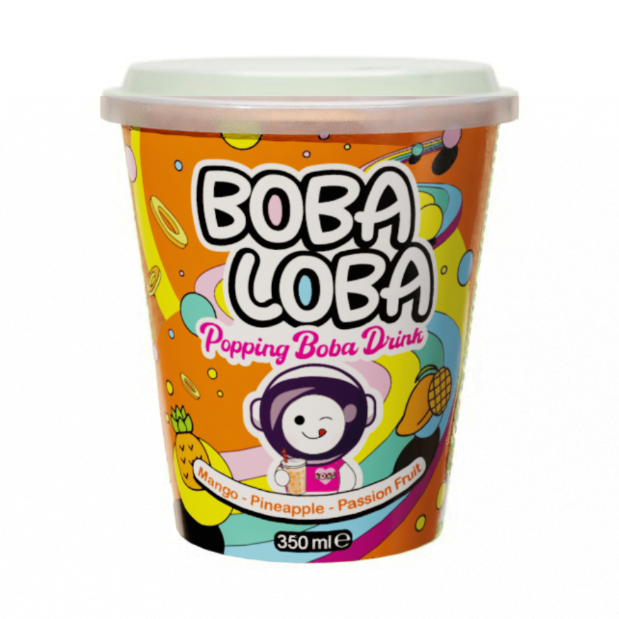 Boba Loba Mango Pineapple & Passion fruit
