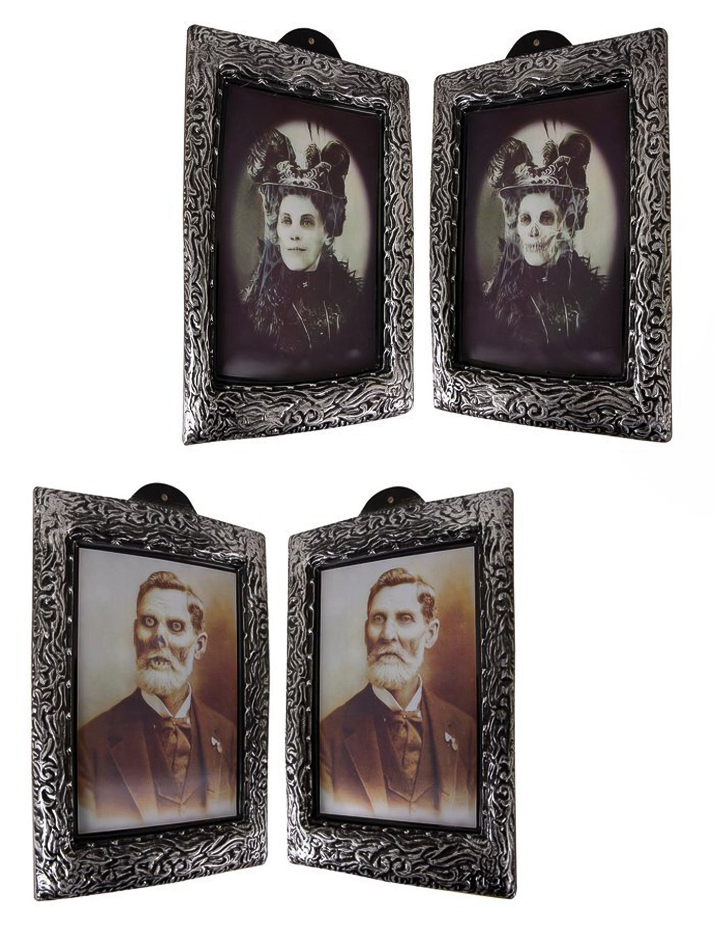 Cadre lenticulaire portrait vampire Halloween