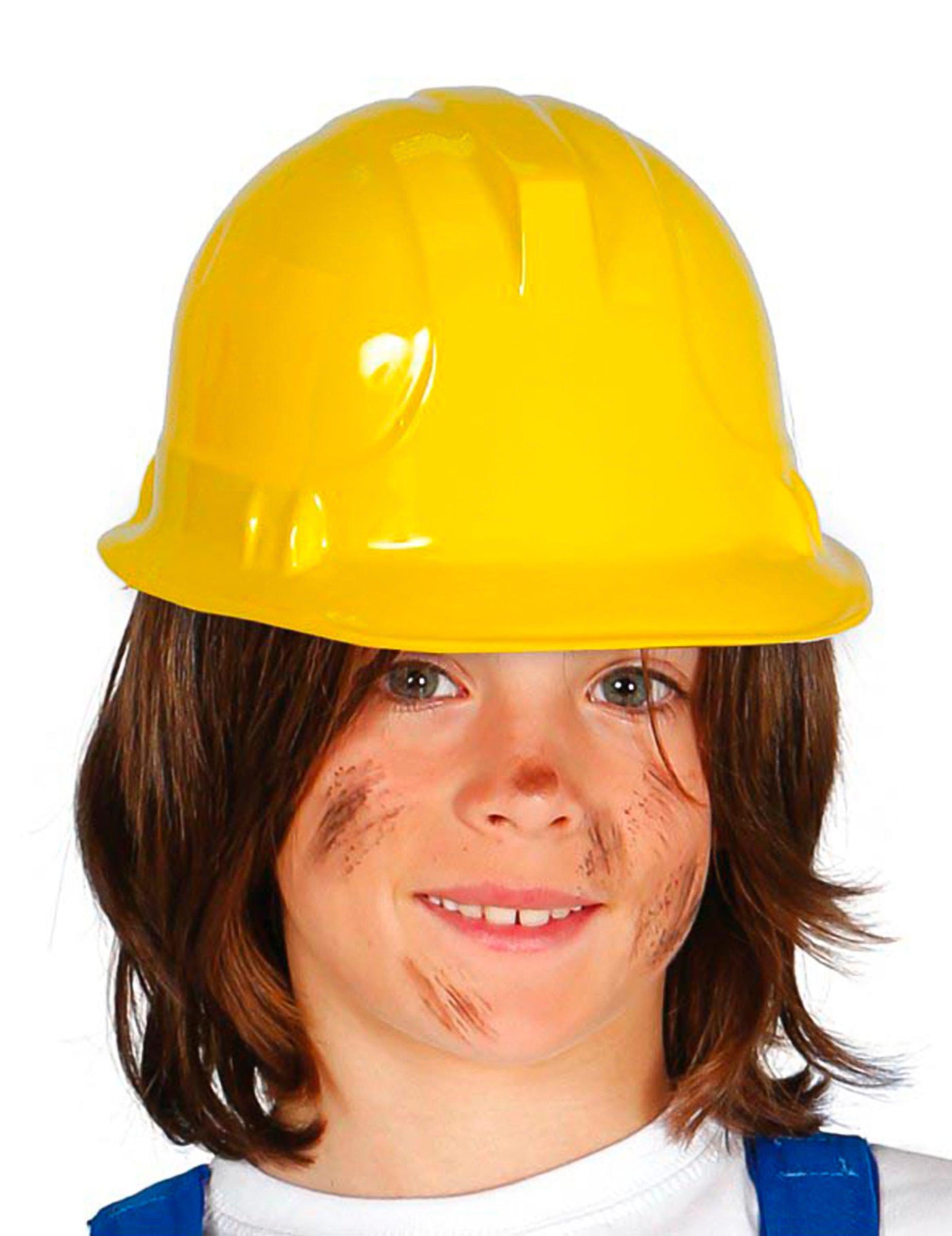 Casque ouvrier du bâtiment enfant jaune