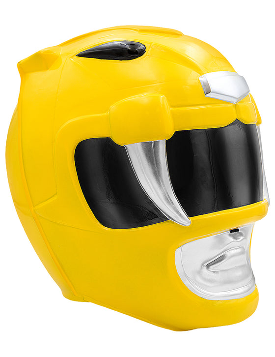 Casque Power Ranger jaune adulte