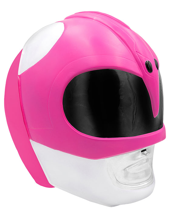 Casque Power Ranger rose adulte
