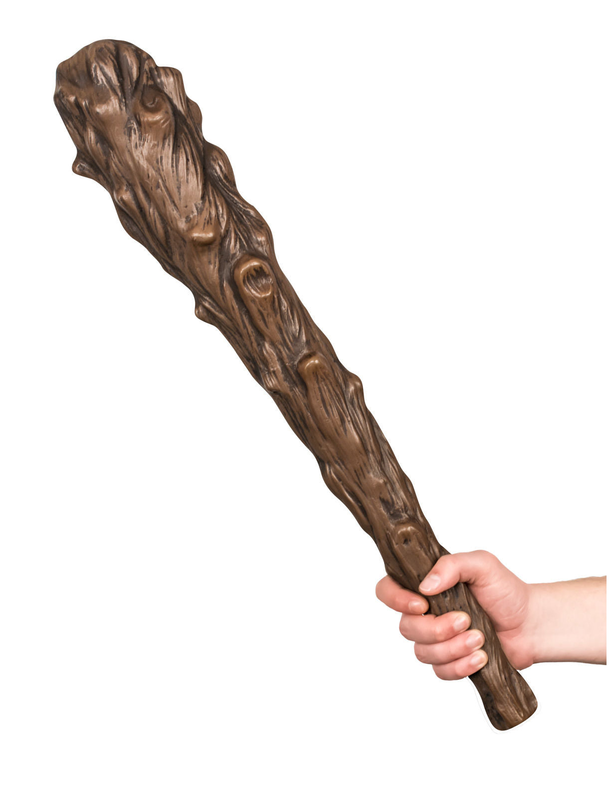 Gourdin homme des cavernes marron