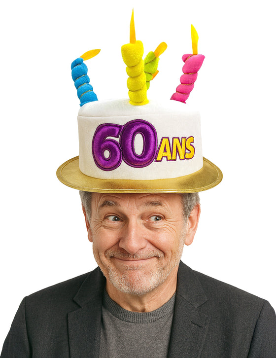 Chapeau Age 60 adulte