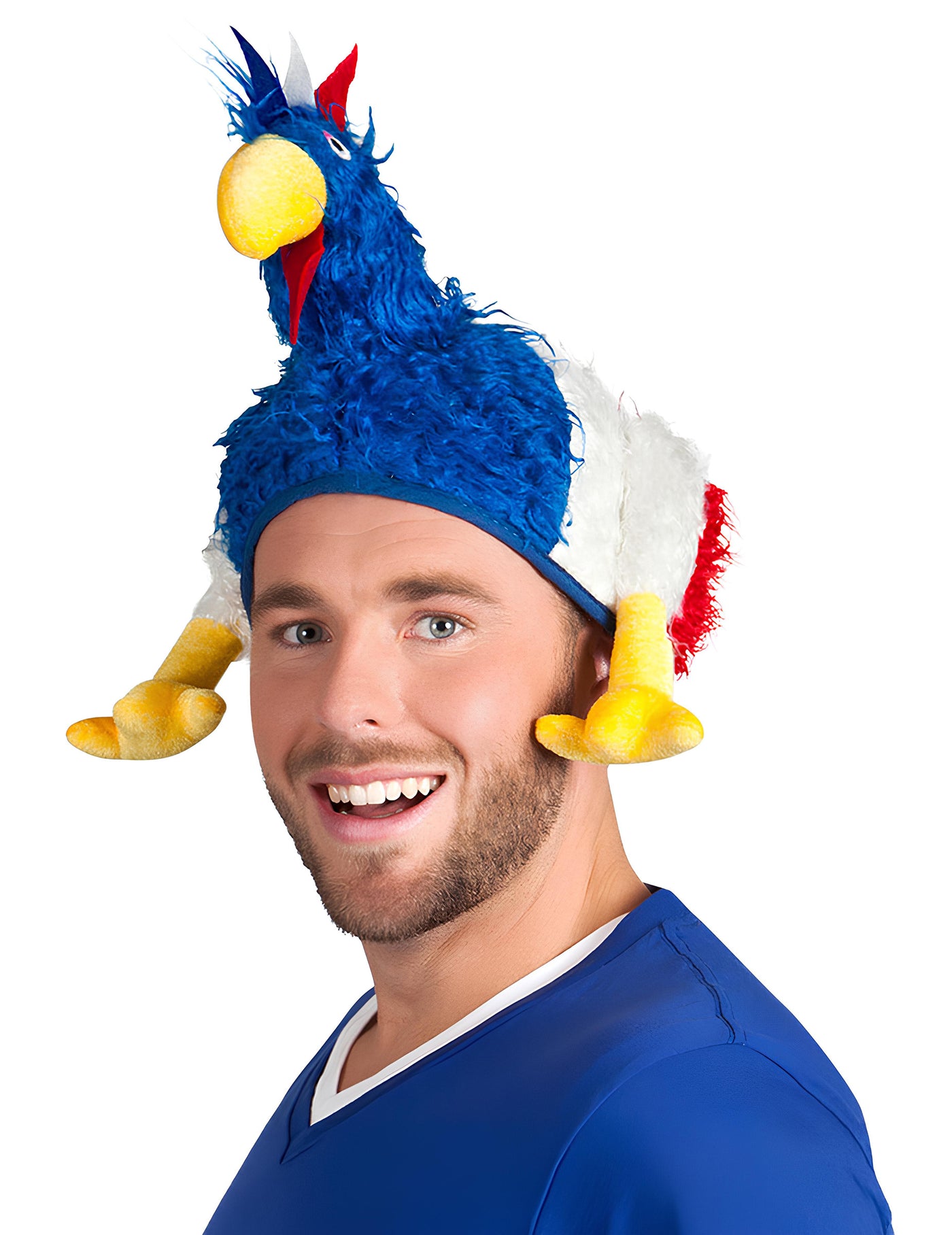 Chapeau coq supporter France adulte