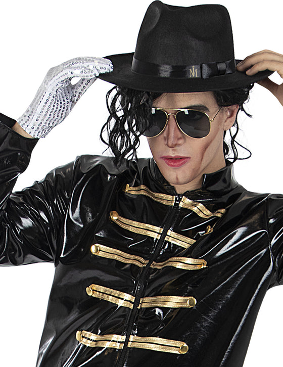 Chapeau et gant de Michael Jackson adulte