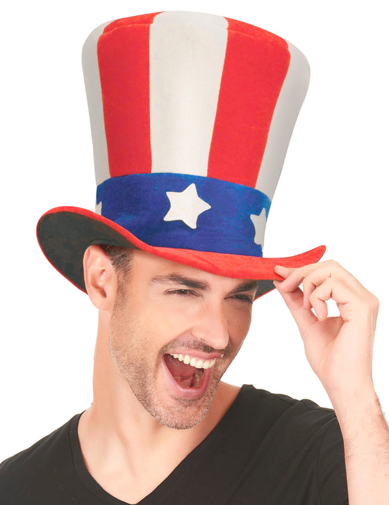 Chapeau haut de forme USA adulte