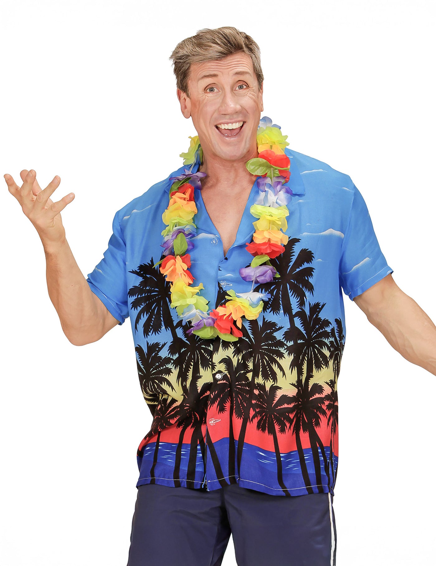 Chemise touriste hawaïen adulte