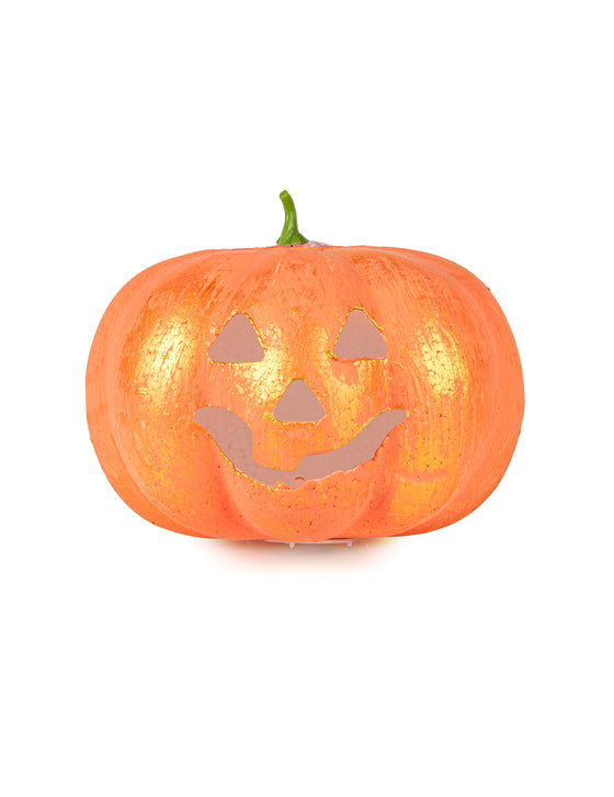 Citrouille Halloween lumineuse 17 cm