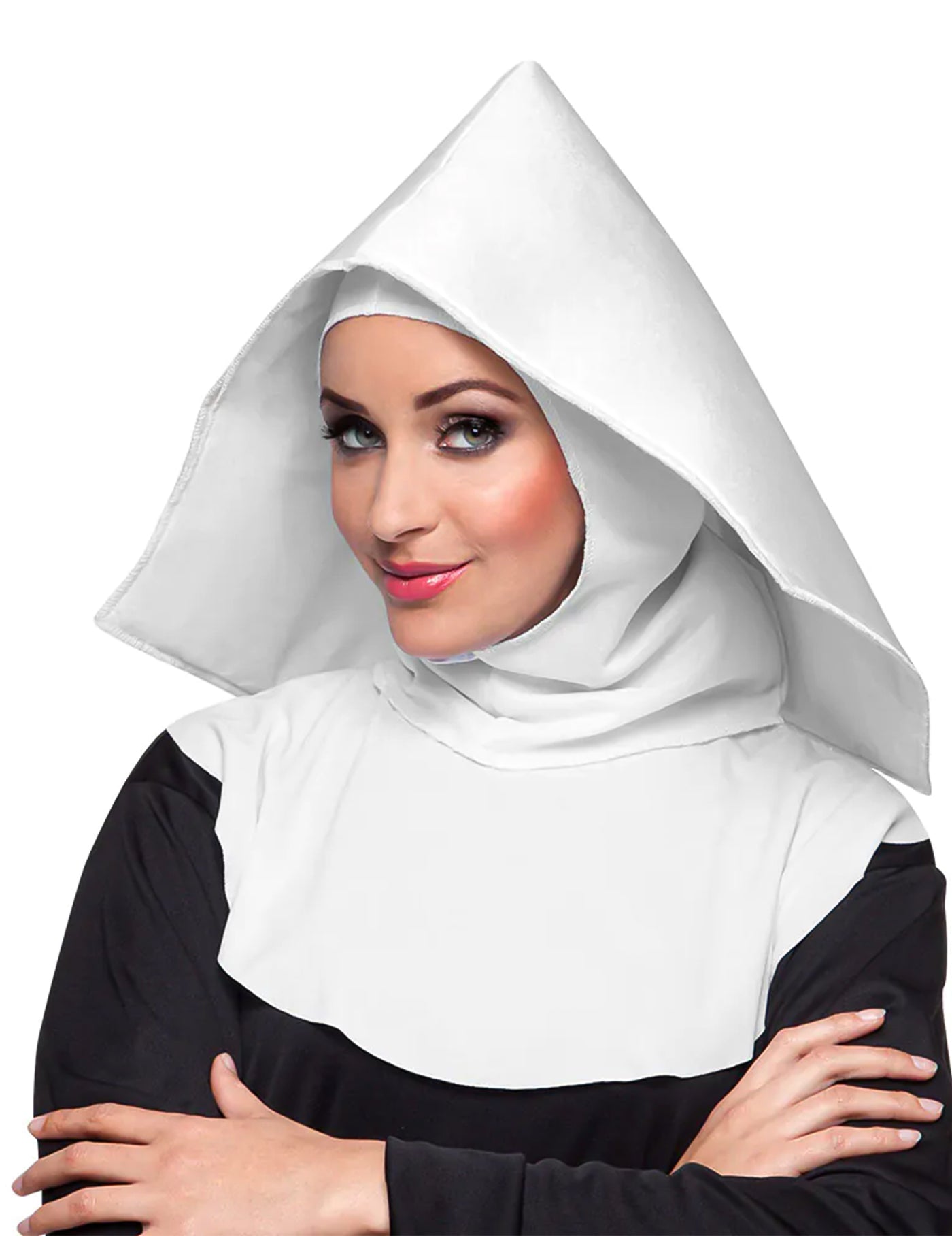 Coiffe nonne blanche adulte