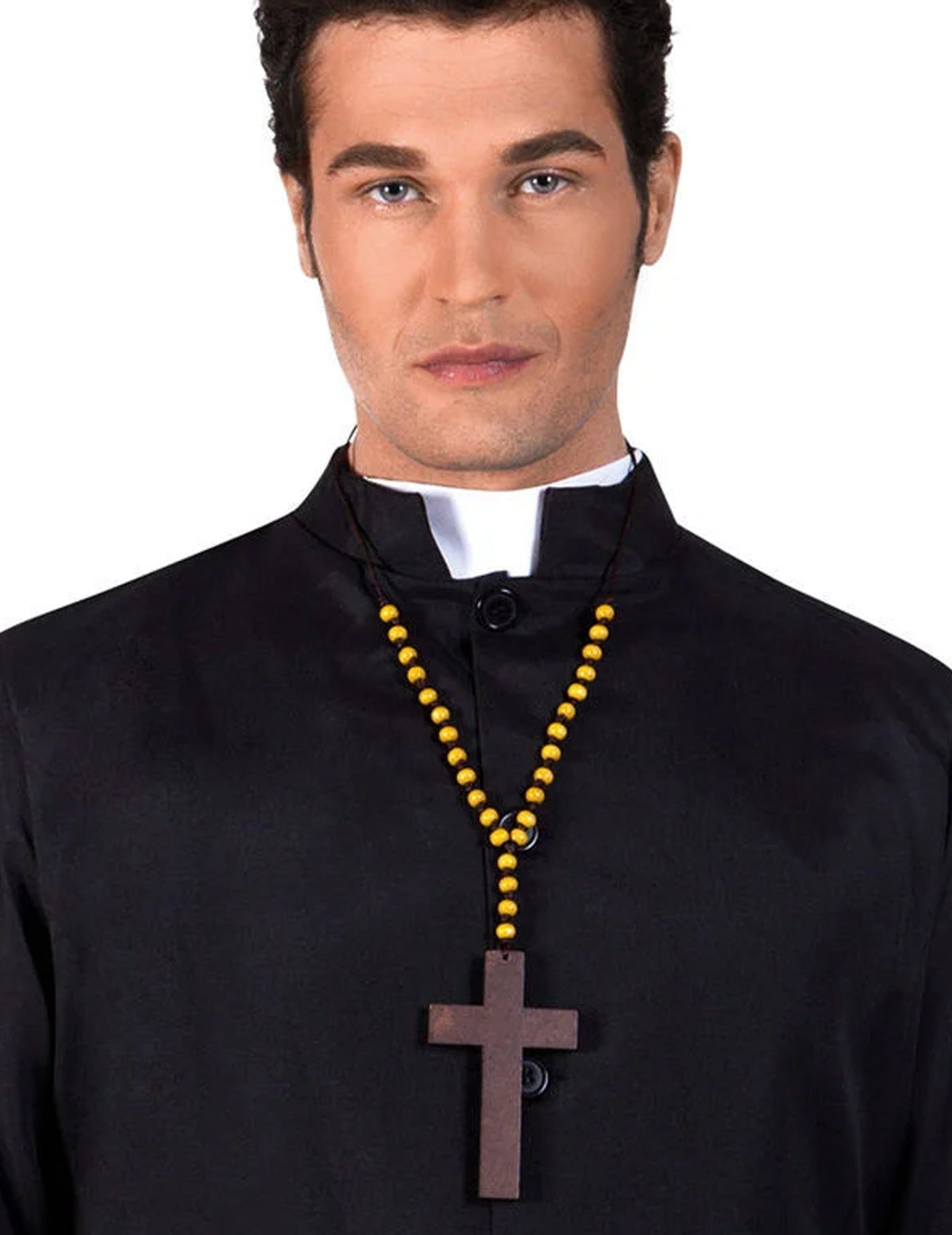 Collier croix de moine adulte