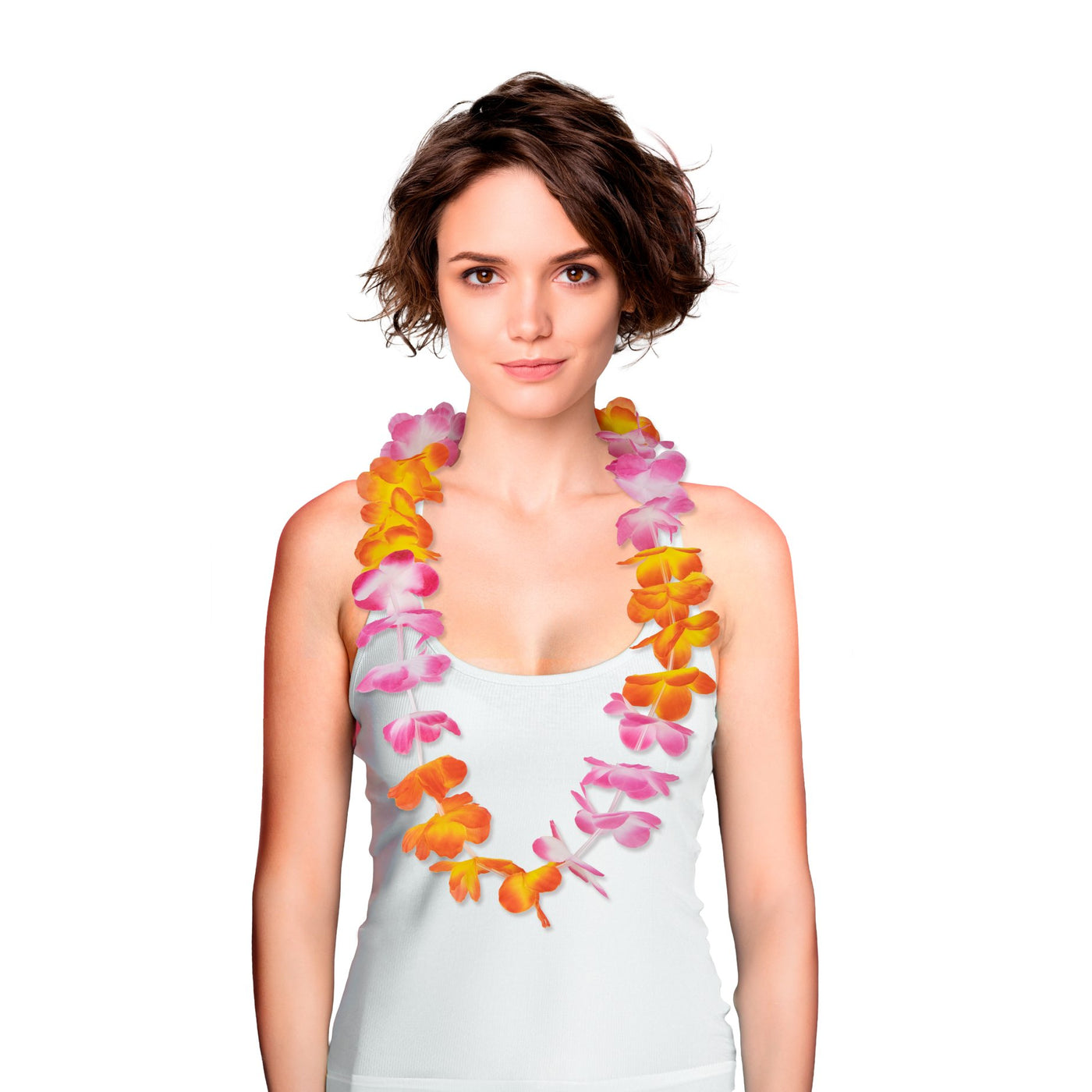 Collier Hawaï sunshine adulte