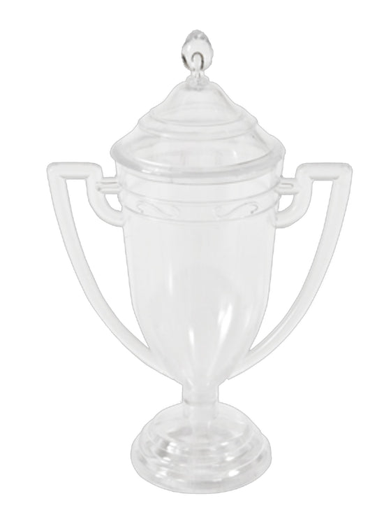 Contenant en forme de coupe de vainqueur 11,7 cm en plastique