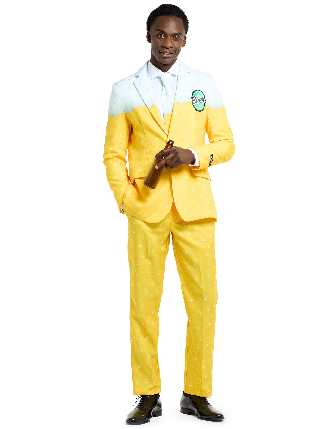 Costume Mr Bière jaune Suitmeisters adulte