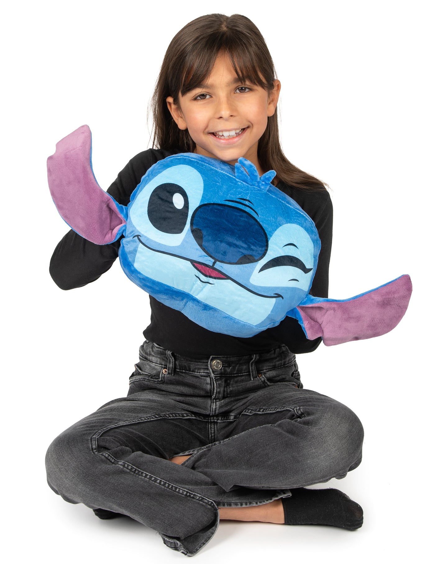 Coussin Cocooning en Forme de tête Stitch Lilo & Stitch