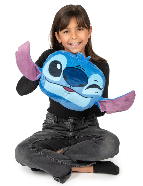 Coussin Cocooning en Forme de tête Stitch Lilo & Stitch