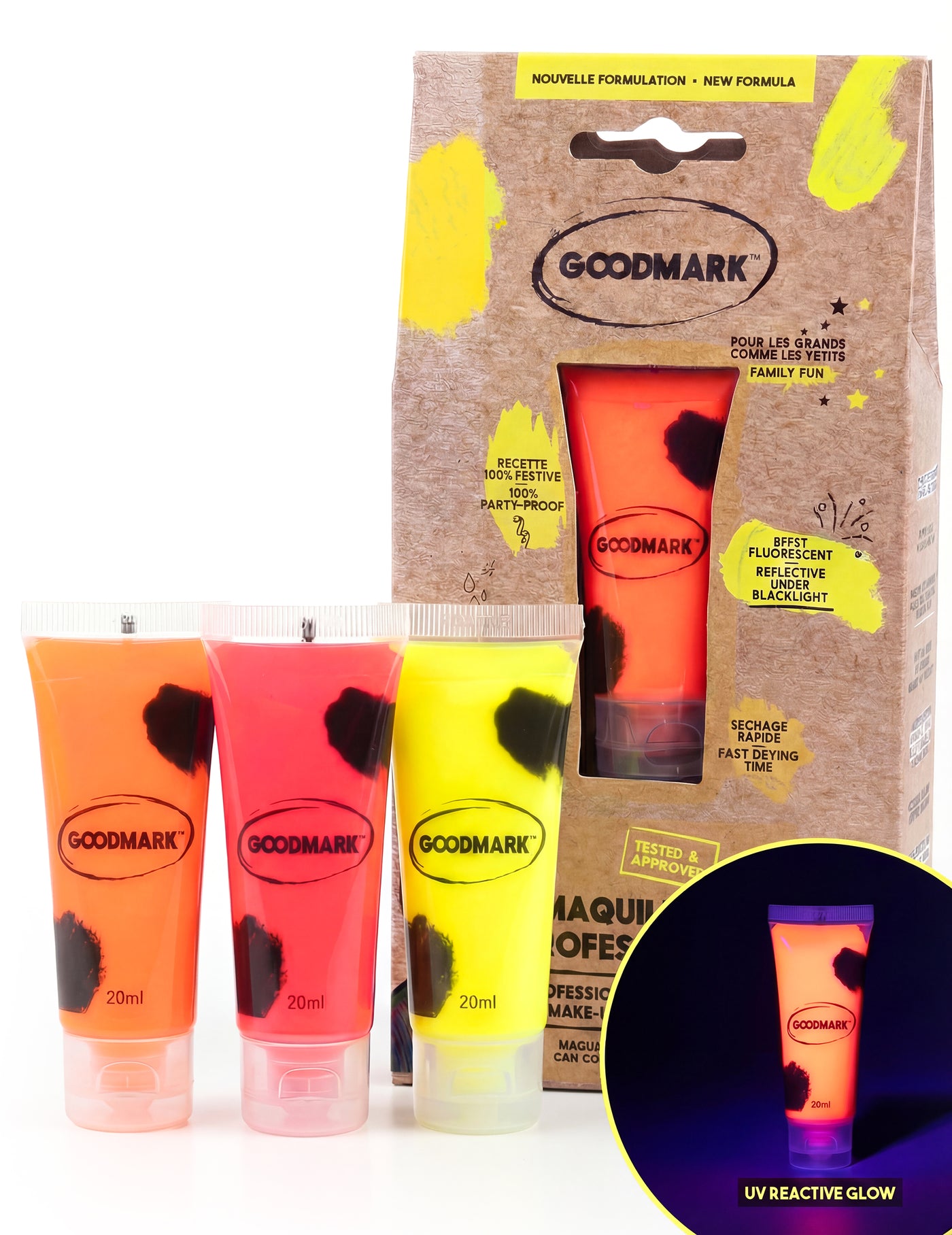 Crème maquillage professionnelle UV 20 ml