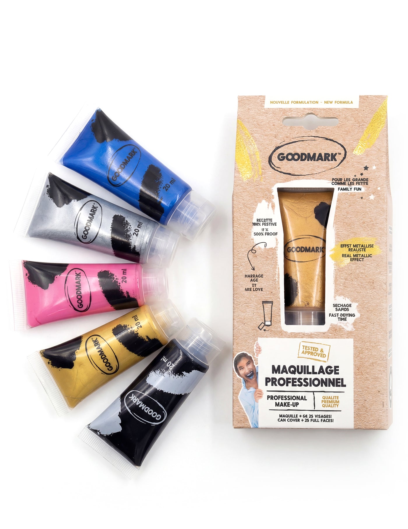 Crème professionnelle maquillage à l'eau 20 ml