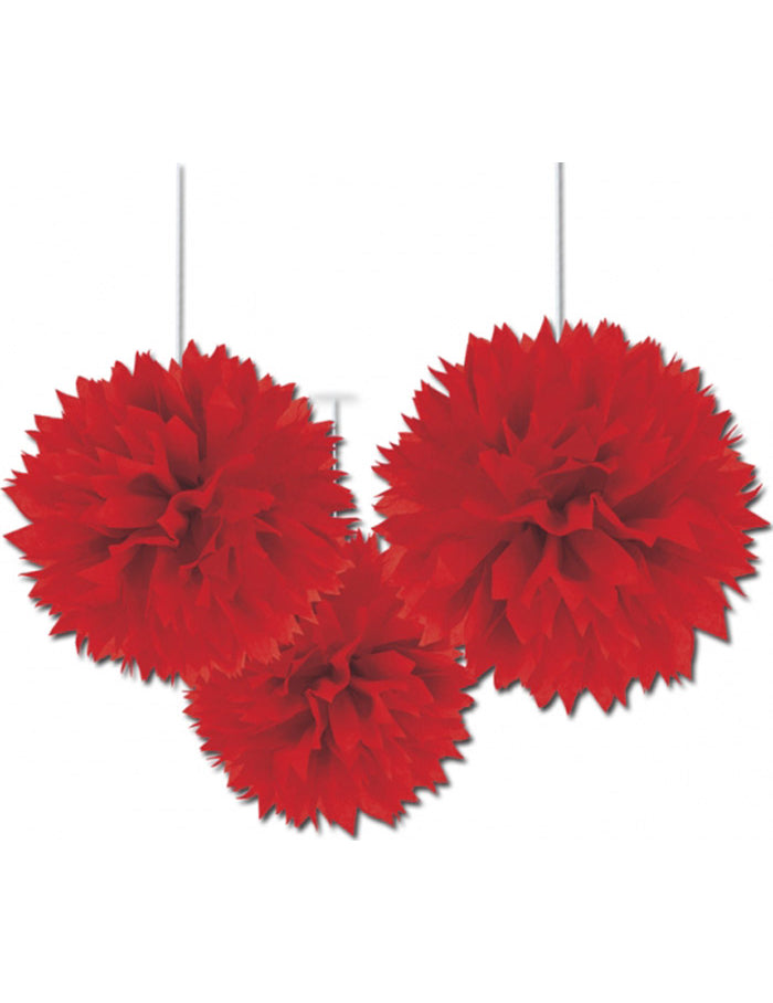 Décorations à suspendre boule rouge