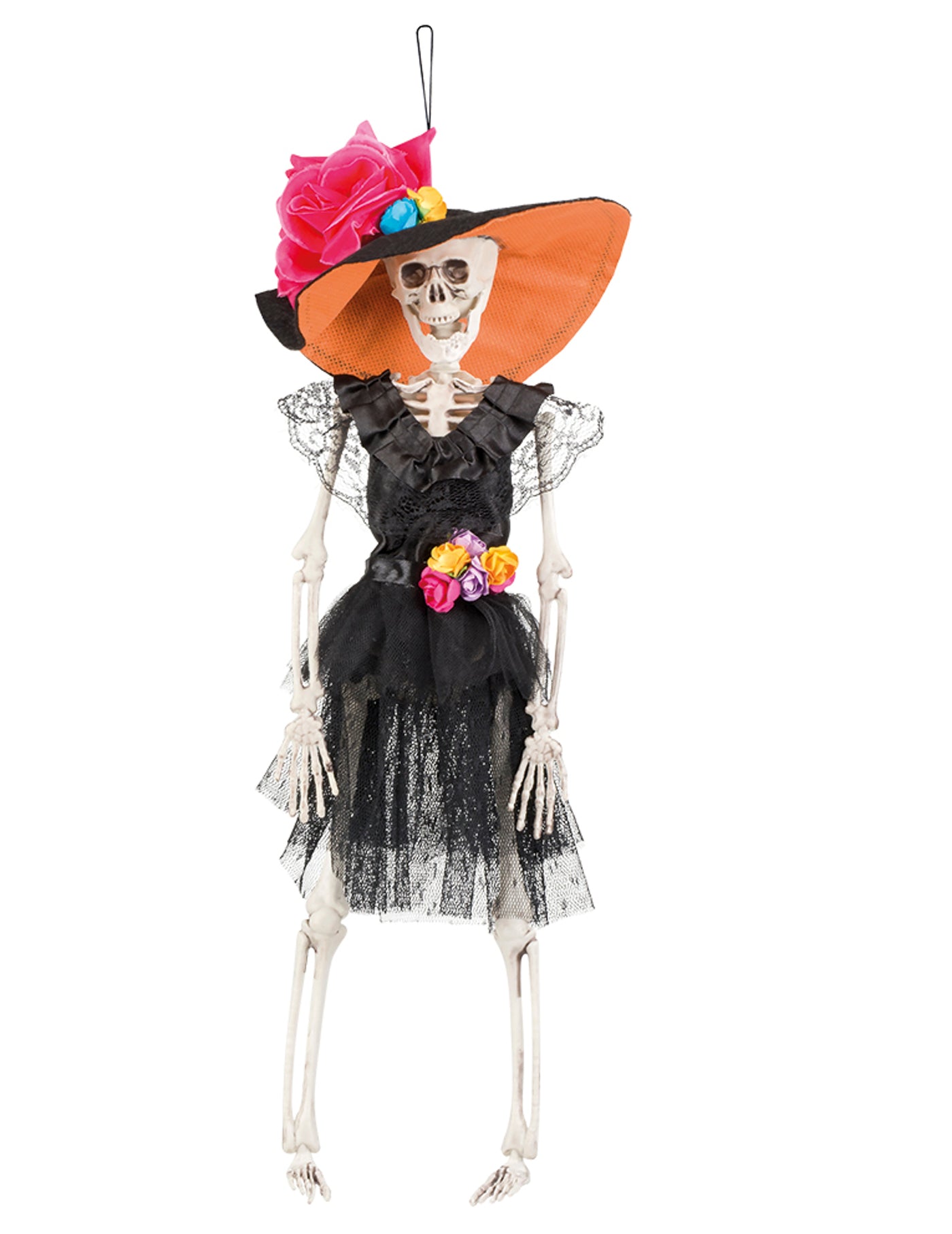 Décoration à suspendre mariée mexicaine 40 cm Dia de los muertos
