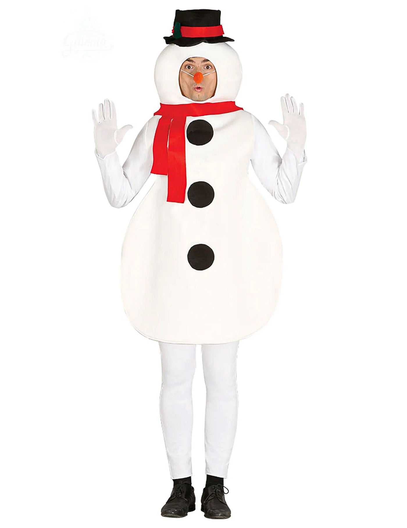 Déguisement bonhomme de neige adulte