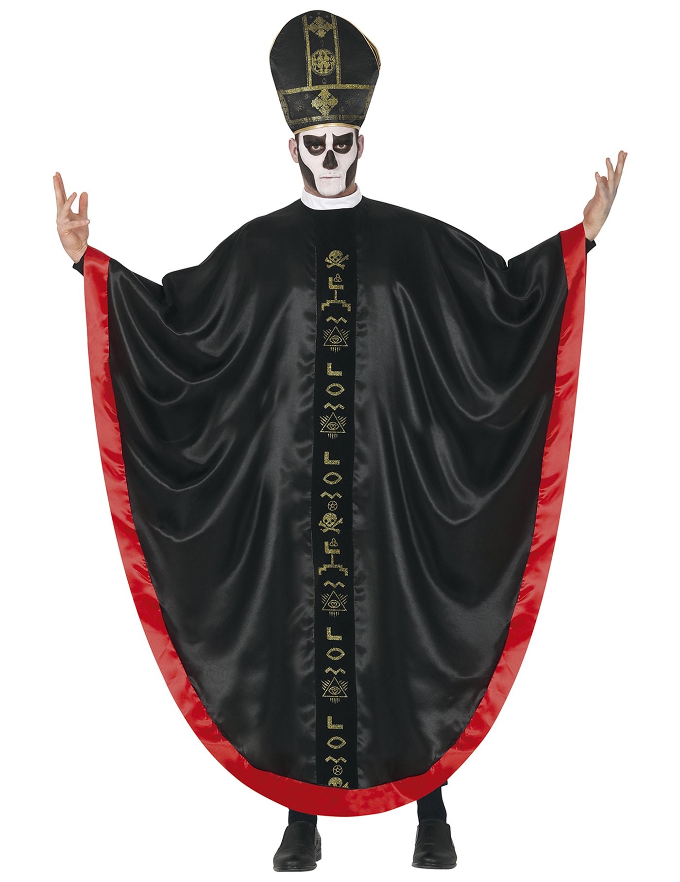 Déguisement cardinal satanique adulte