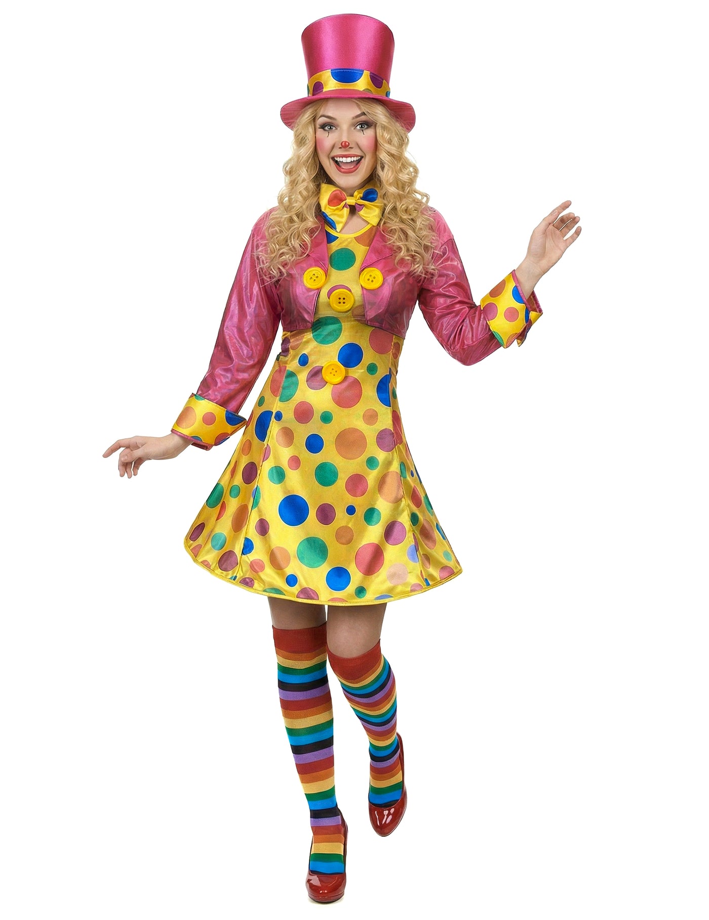 Déguisement clown amusant femme