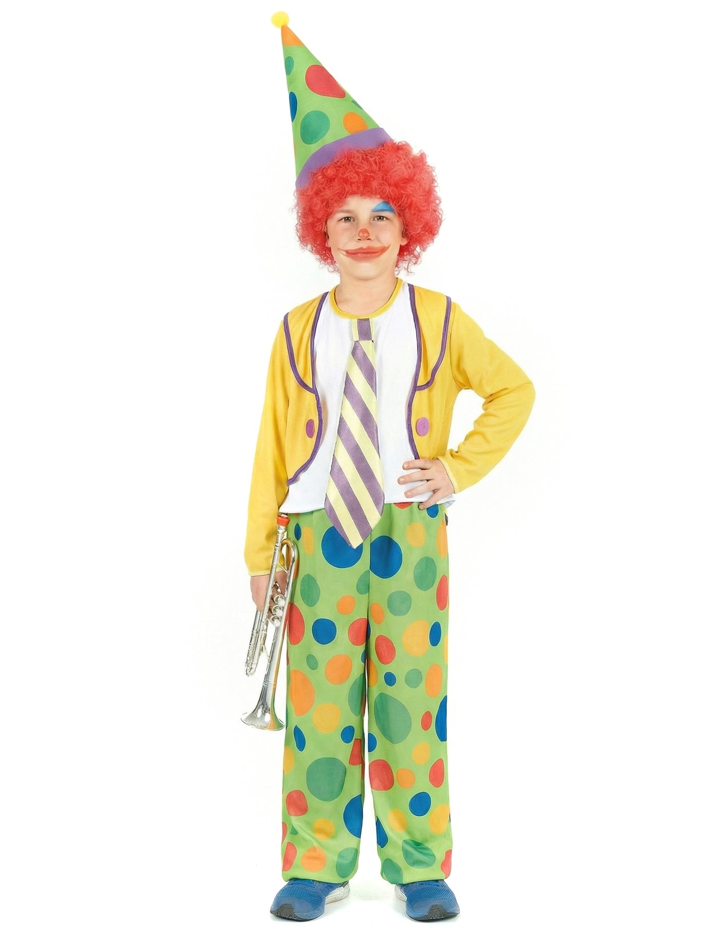 Déguisement clown joyeux garçon