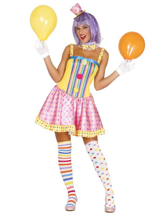 Déguisement clown pastel femme