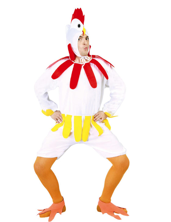 Déguisement coq blanc adulte