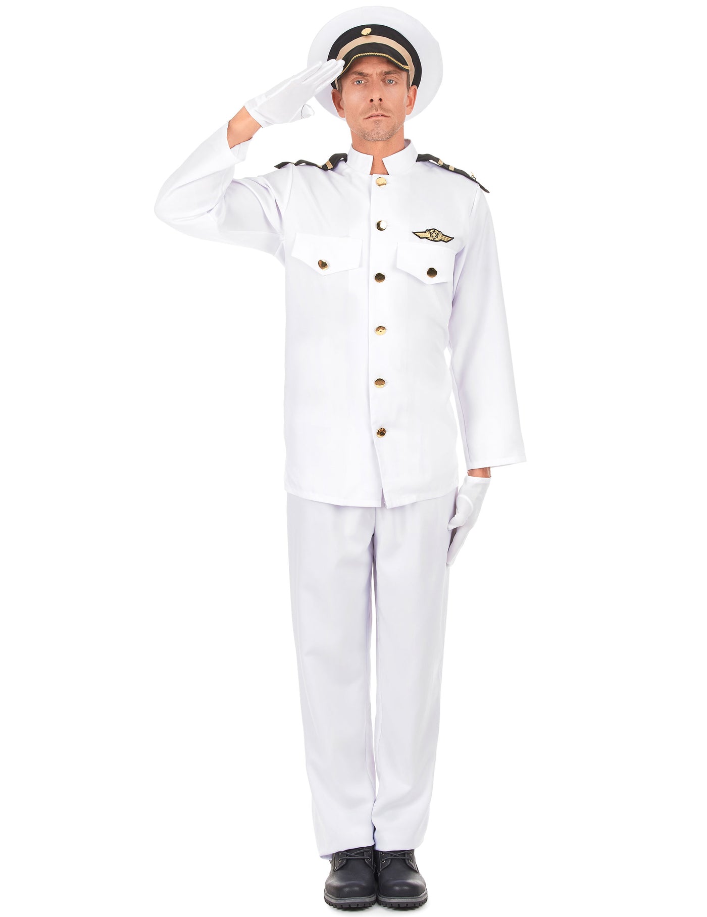 Déguisement uniforme d'officier de la marine homme