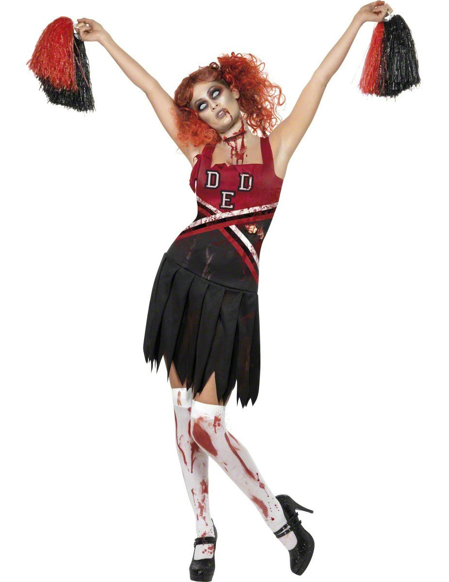 Déguisement zombie pompom girl femme Halloween