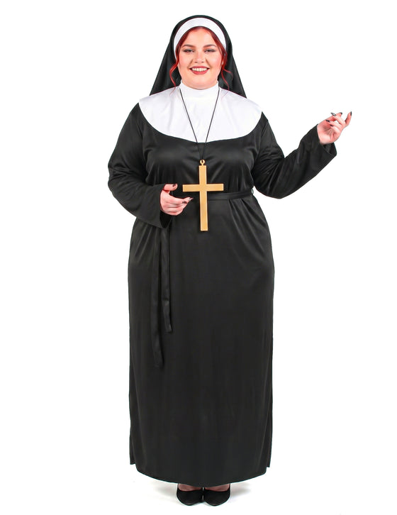 Déguisement grande taille bonne soeur femme