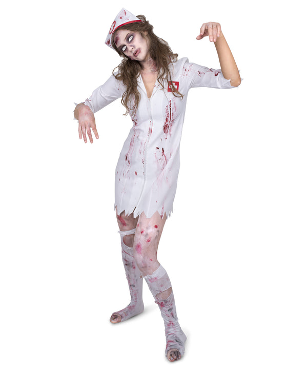 Déguisement infirmière zombifiée femme