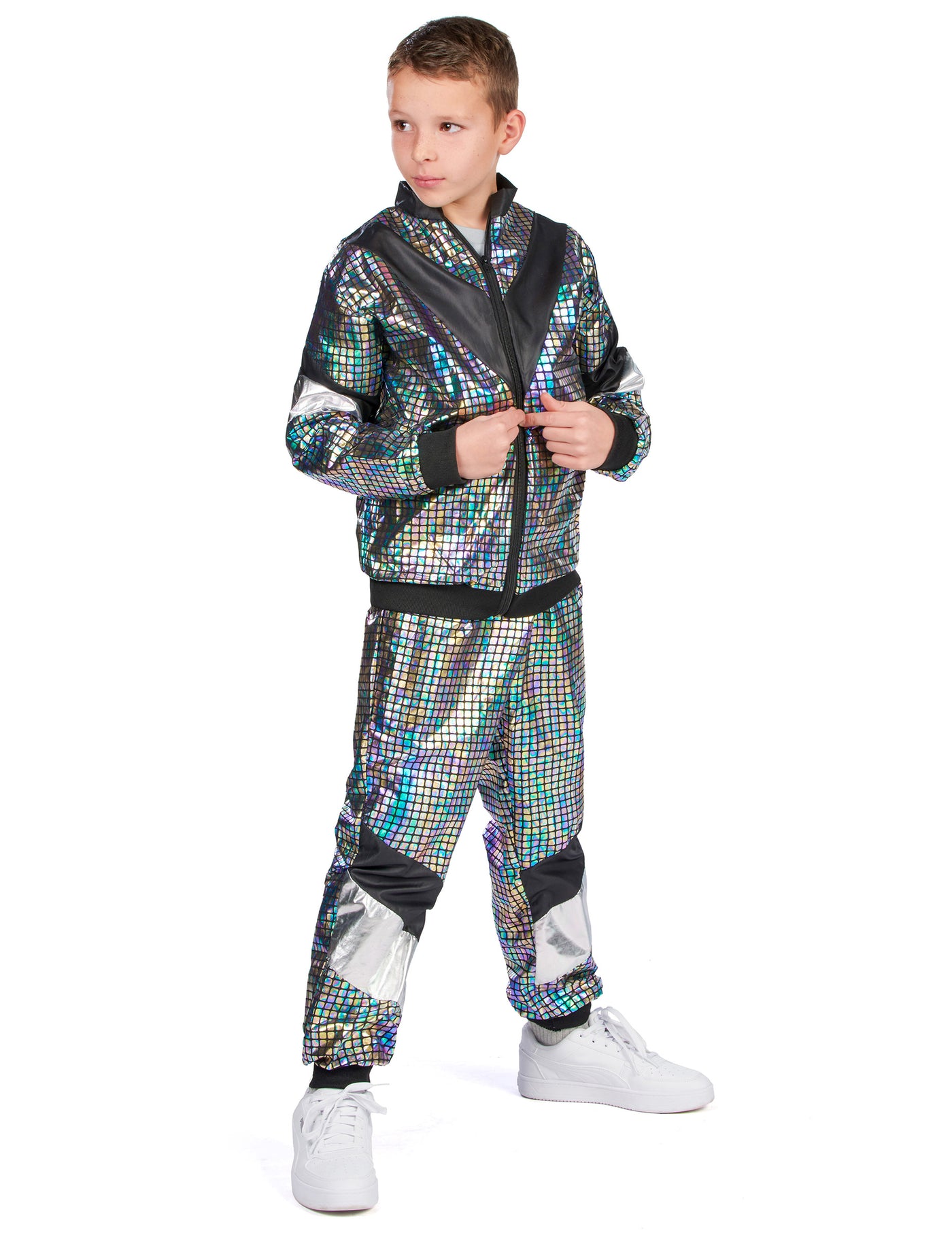 Déguisement jogging disco années 80 adolescent