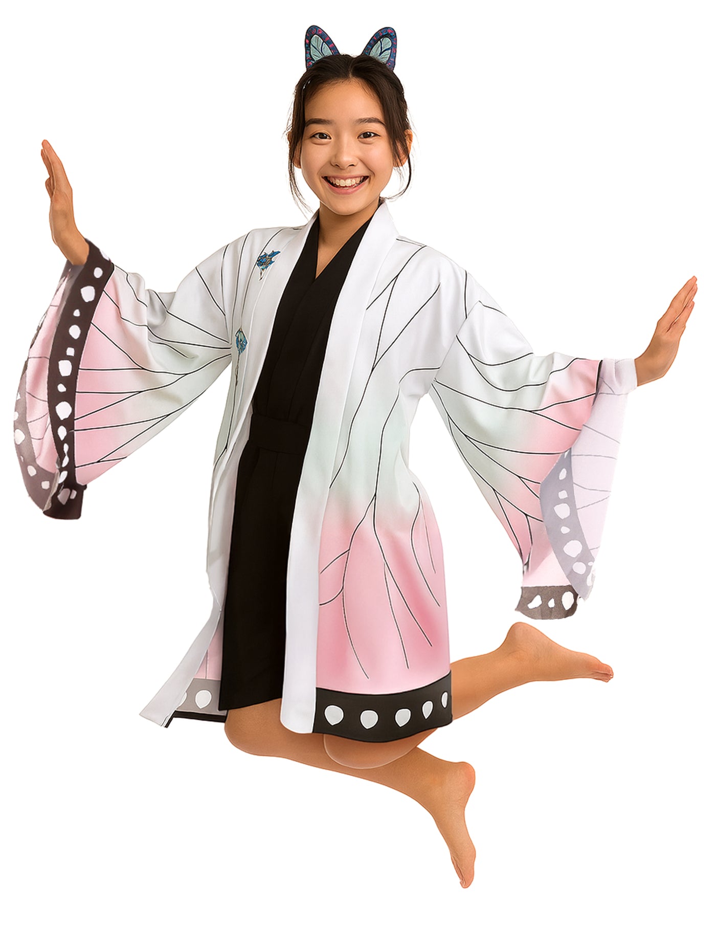 Déguisement kimono manga papillon adulte