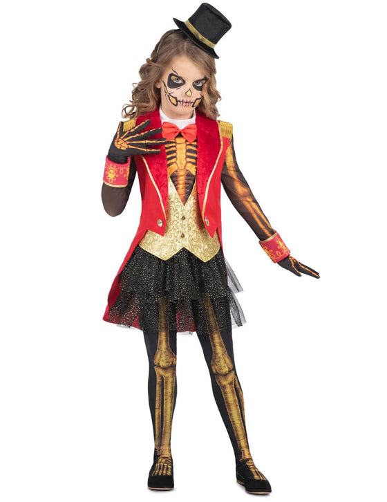Déguisement Madame Loyal squelette fille