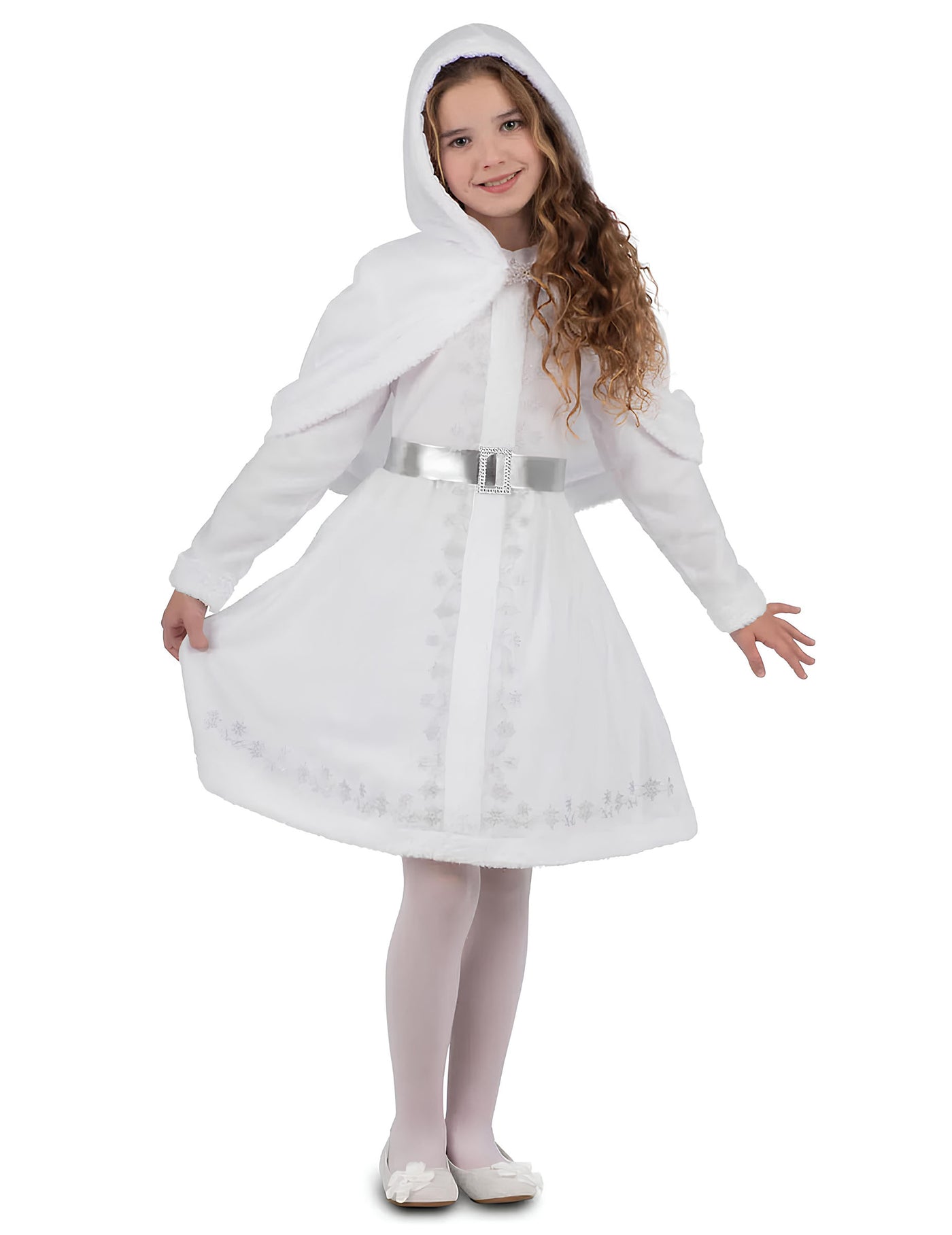 Déguisement Mère Noël Blanc fille