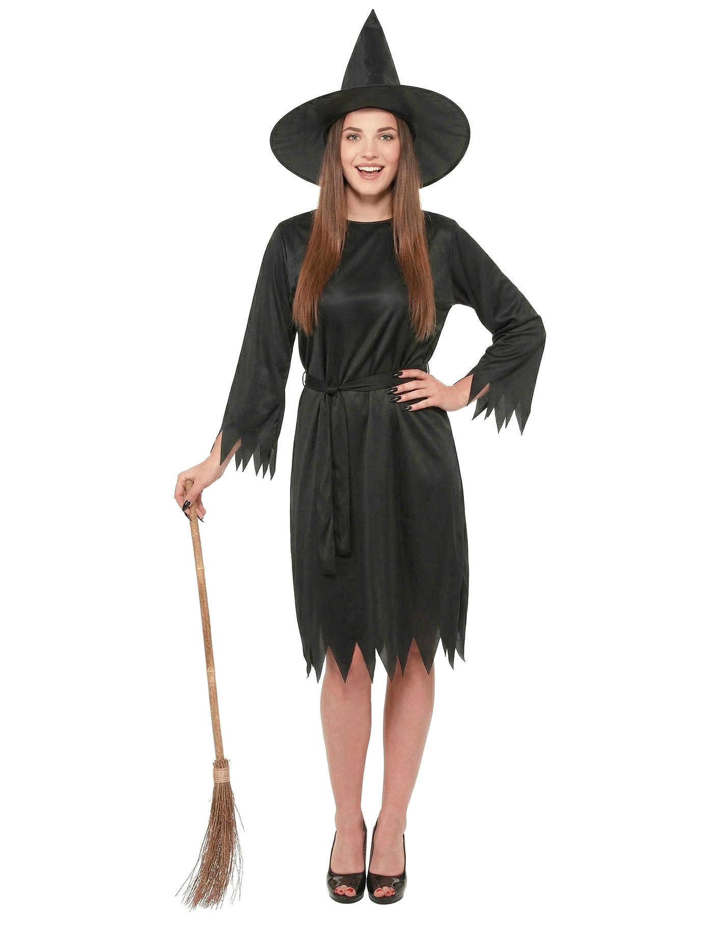 Déguisement noir sorcière femme Halloween
