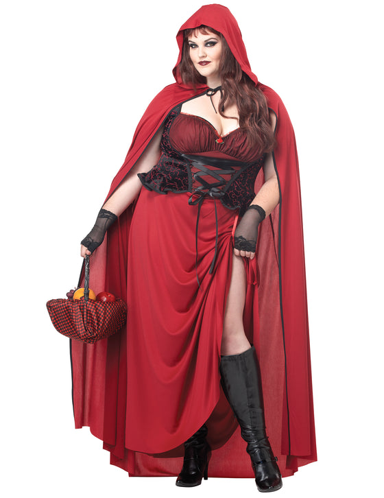 Déguisement Petit chaperon rouge gothique grande taille femme