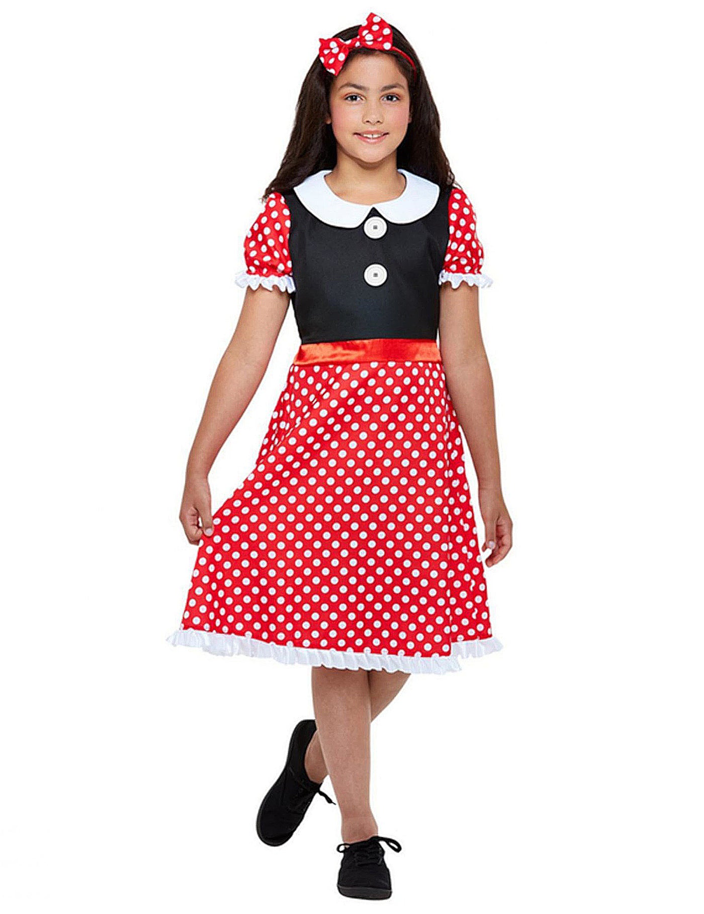 Déguisement petite souris rouge fille