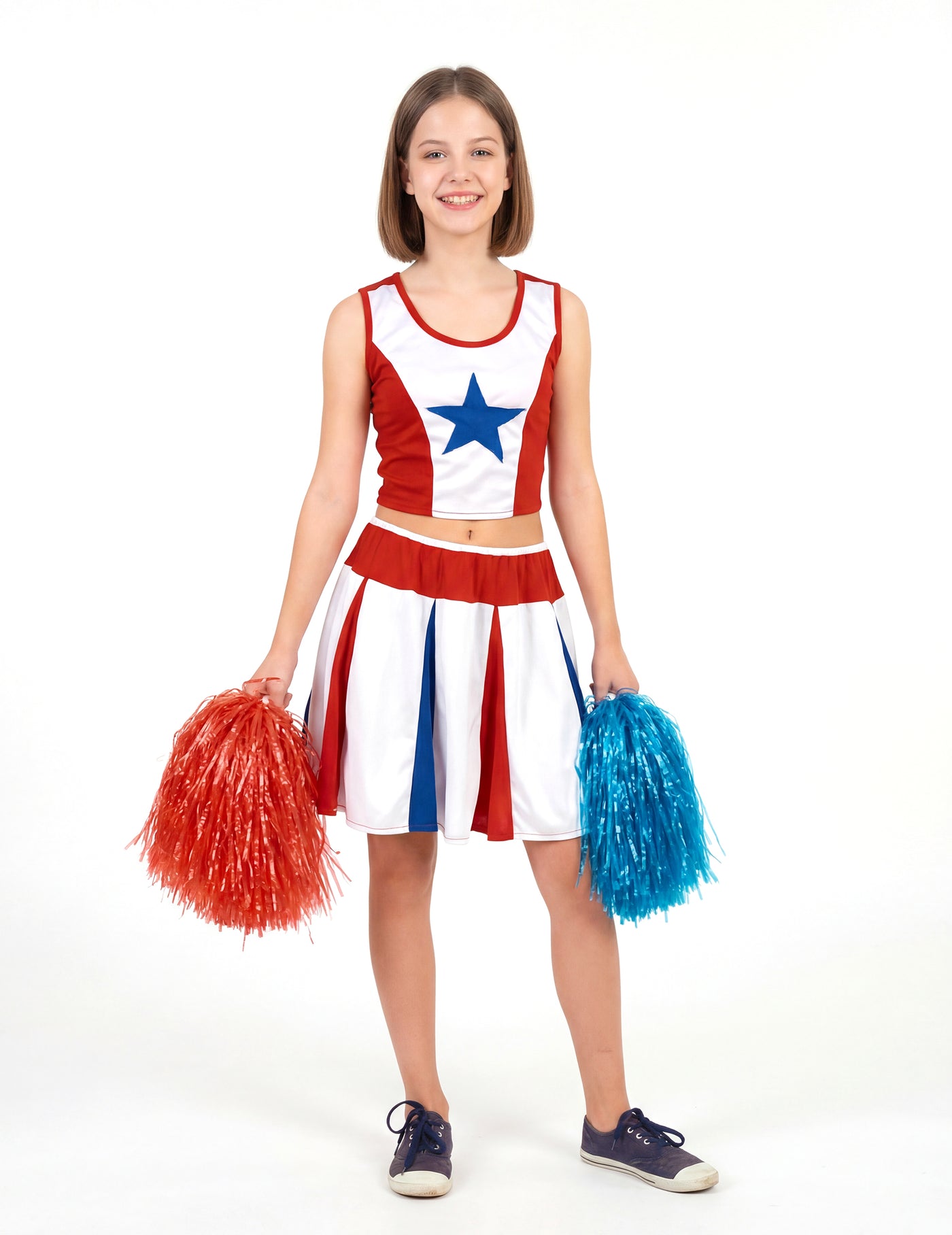 Déguisement pompom girl étoile fille