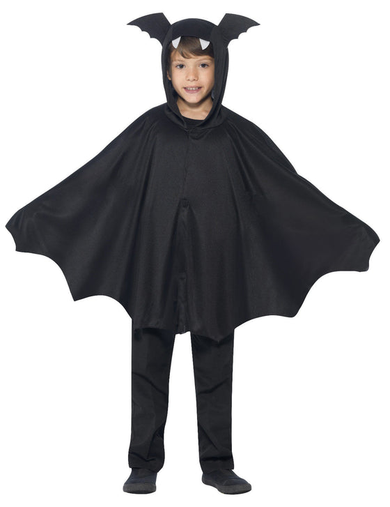 Déguisement poncho chauve-souris noir enfant Halloween