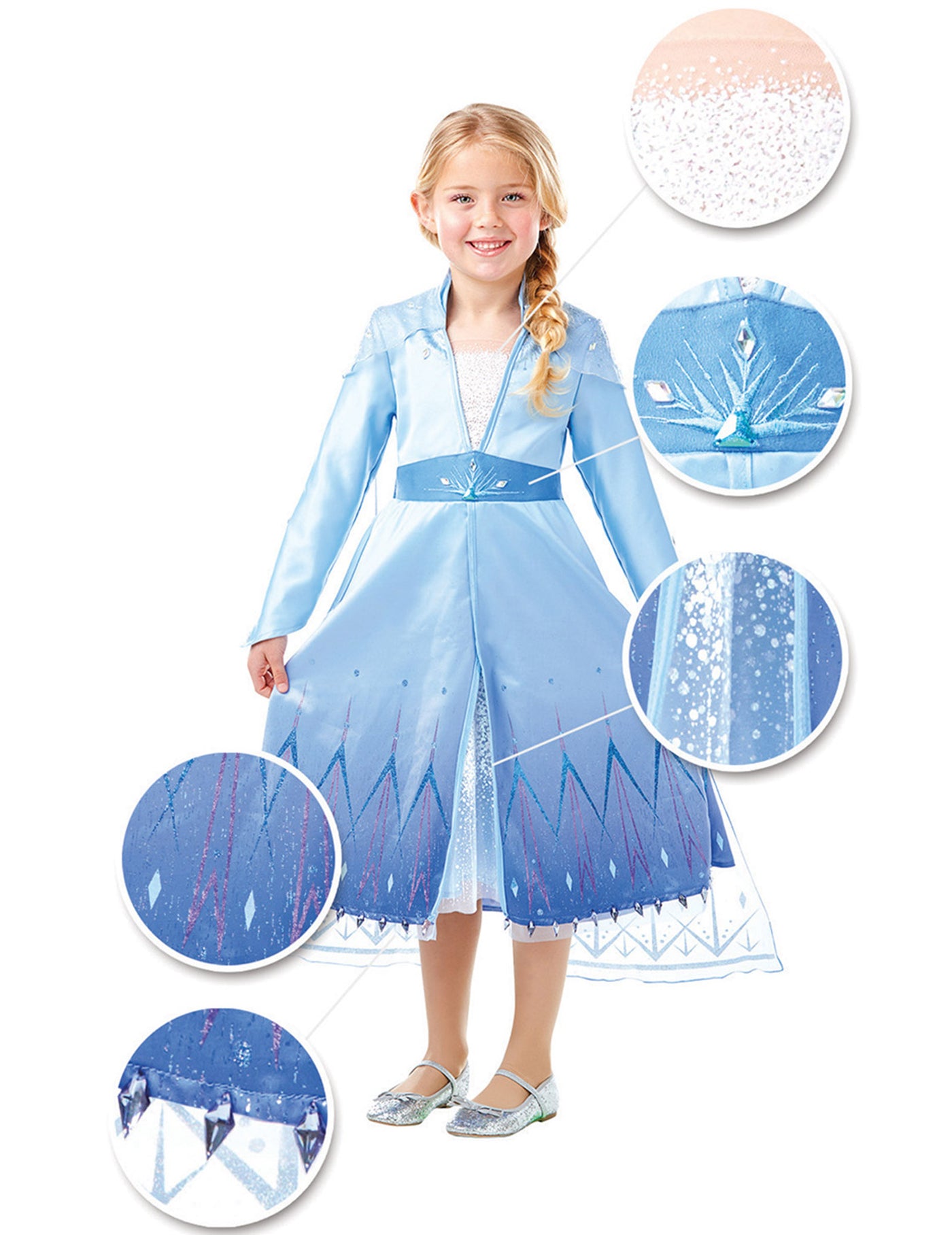 Déguisement premium Elsa La Reine des Neiges 2 fille