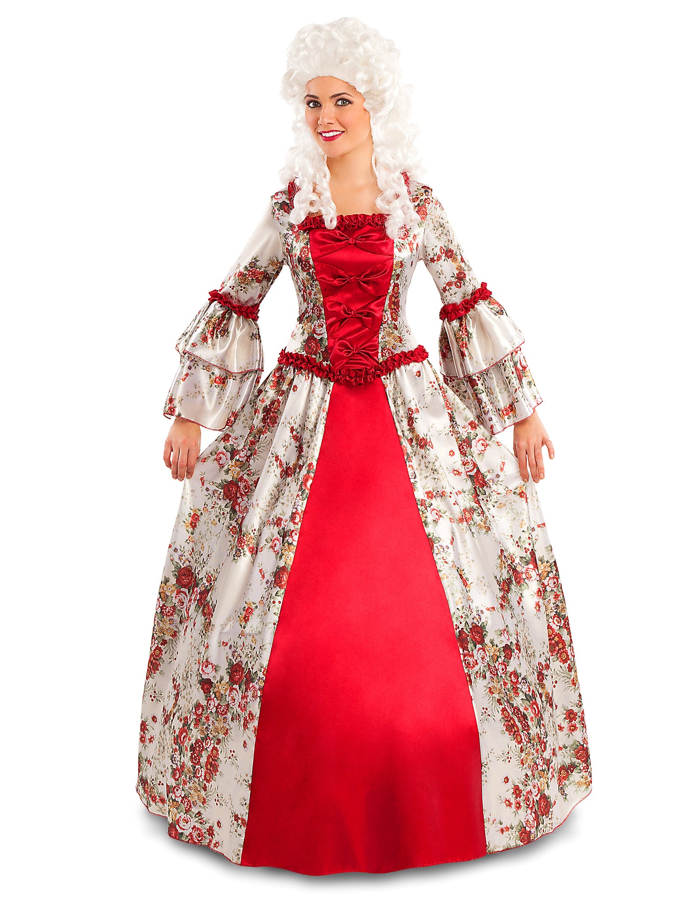 Déguisement princesse baroque fleurie femme