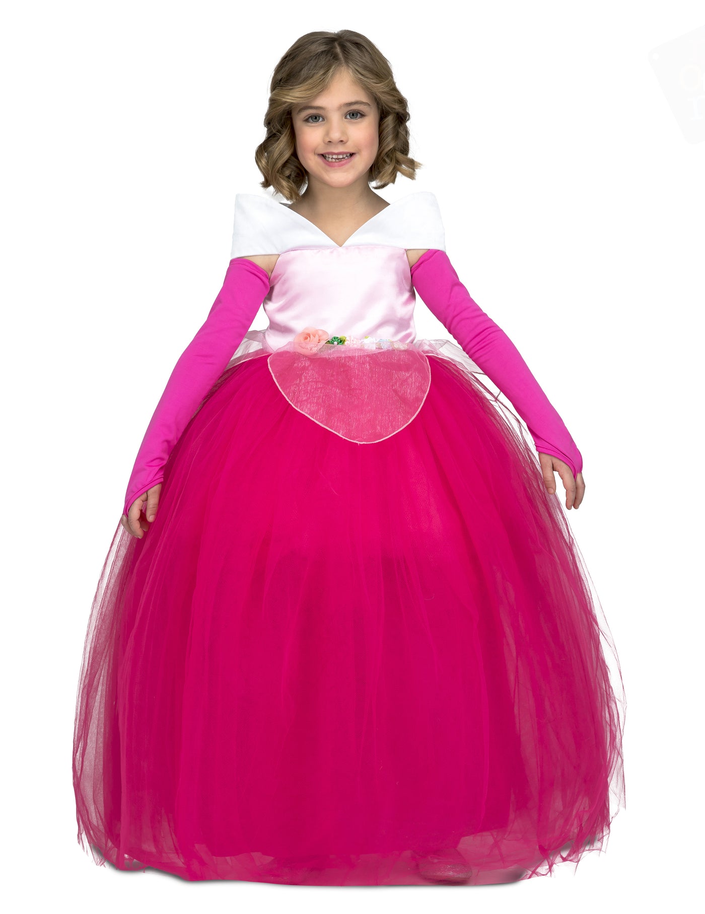 Déguisement princesse de bal rose fille