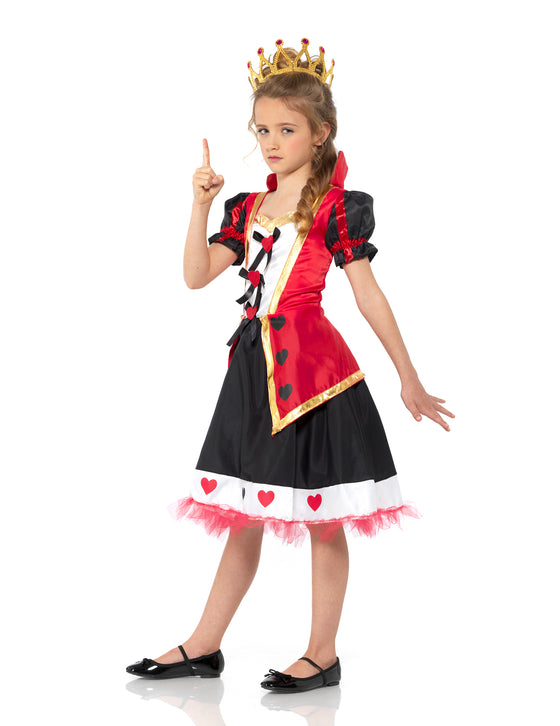 Déguisement reine des coeurs fille