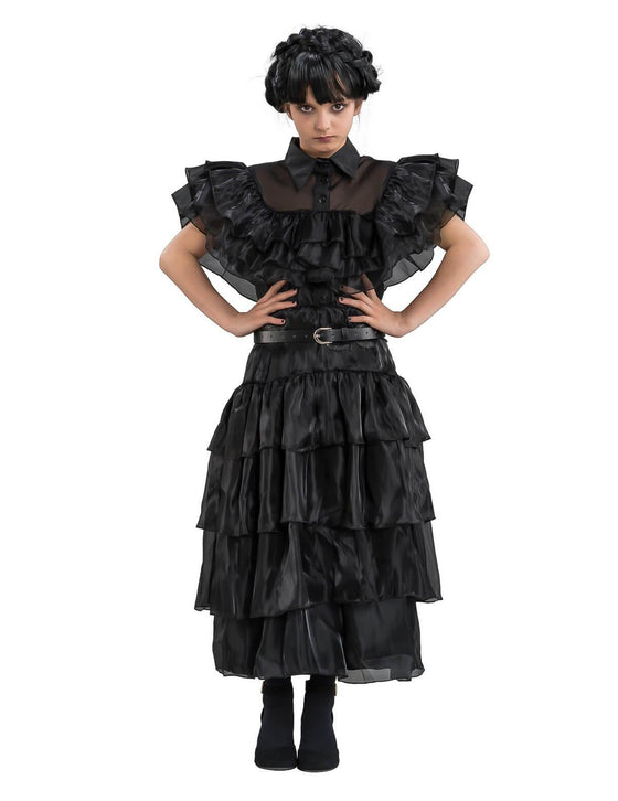 Déguisement Robe de bal Mercredi Addams Wednesday enfant