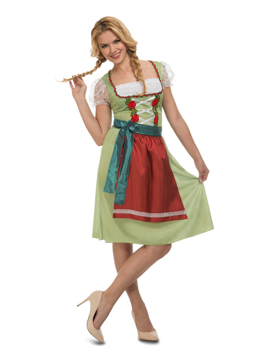 Déguisement robe verte fête de la bière femme