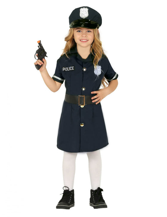 Déguisement robe policière fille